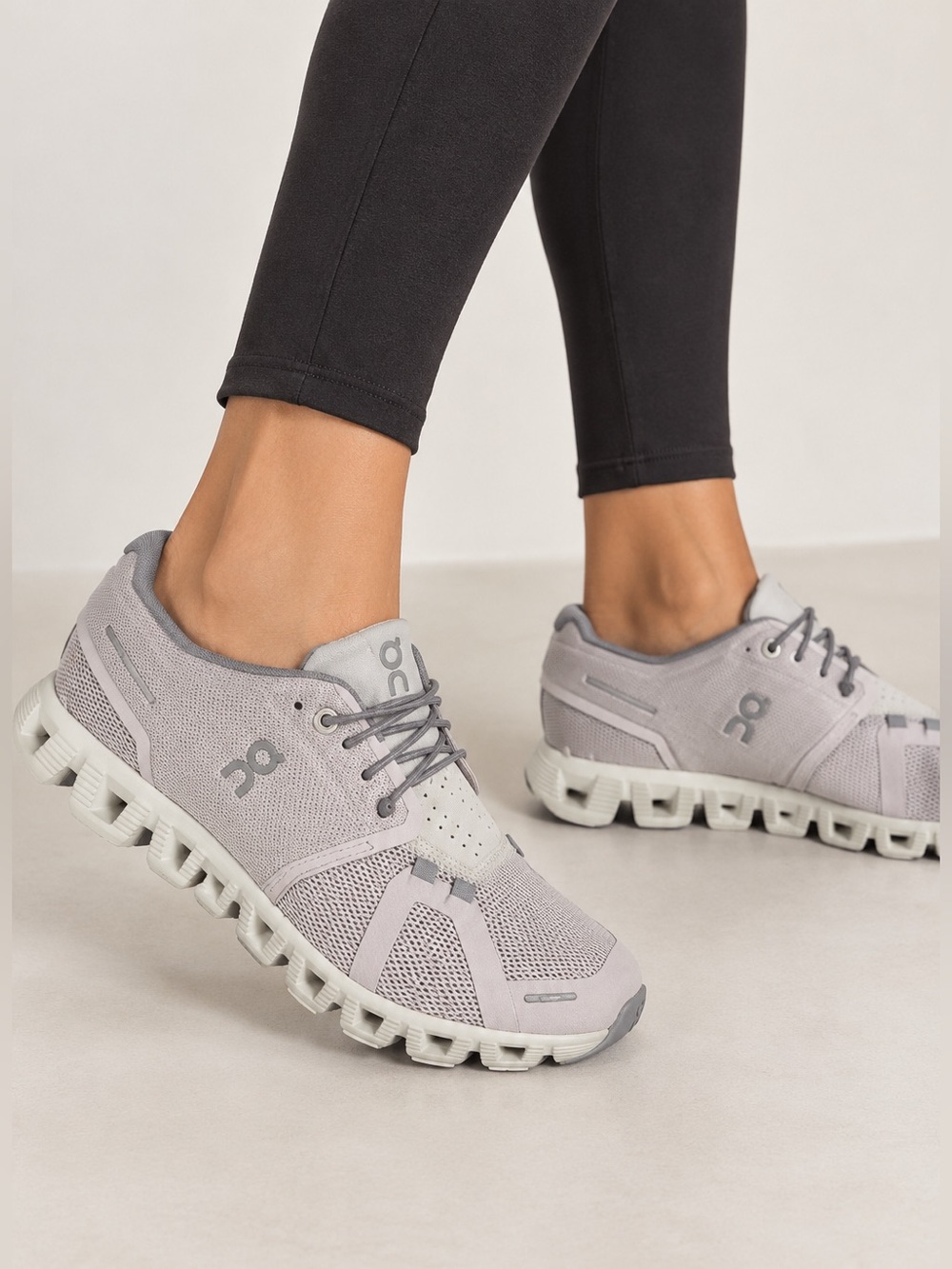 On Running Cloud X Women's White Gray Mesh Athletic Running Sneakers size 9.5